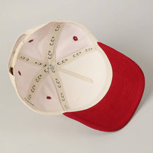 Load image into Gallery viewer, Santa's Favorite Glitter Text 5 Panel Corduroy Cap - Simply Susan’s