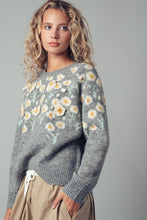 Load image into Gallery viewer, Maeve Floral Knit Sweater