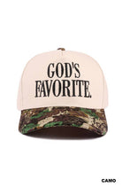 Load image into Gallery viewer, God's Favorite Two Tone Canvas Cotton Cap