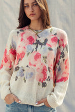 Load image into Gallery viewer, Shell Floral Print Soft Knit Sweater - Simply Susan’s