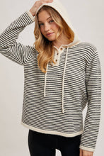 Load image into Gallery viewer, ALINA HENLEY SWEATER WITH HOODIE