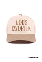 Load image into Gallery viewer, God's Favorite Two Tone Canvas Cotton Cap