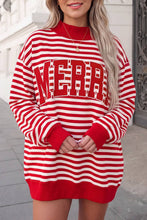 Load image into Gallery viewer, MERRY / JOLLY Mockneck Exposed Seam Sweatshirt | S-4X - Simply Susan’s