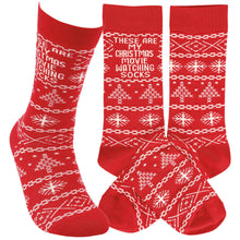 Load image into Gallery viewer, These Are My Christmas Movie Socks