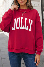 Load image into Gallery viewer, JOLLY Christmas Mock Neck Reversible Sweatshirt | S-2XL - Simply Susan’s