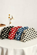 Load image into Gallery viewer, Polka Dot Clasp Clutch Bag