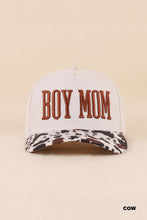 Load image into Gallery viewer, Boy Mom Two Tone Snapback Hat