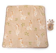 Load image into Gallery viewer, Baby Safe Bumblez Giraffe Blanket & Rattle 30" (76cm) - Simply Susan’s