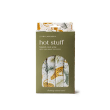 Load image into Gallery viewer, Lemon Lavender Hot Stuff Heated Neck Wrap