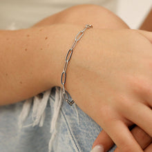 Load image into Gallery viewer, Stainless Steel Paperclip Chain Bracelet