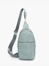 Load image into Gallery viewer, Pamela Sling Bag w/ Dbl Zip & Removable Strap