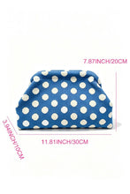 Load image into Gallery viewer, Polka Dot Clasp Clutch Bag