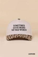 Load image into Gallery viewer, Sometimes Good Mom Say Bad Words Two Tone Snapback Hat