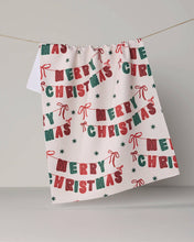 Load image into Gallery viewer, Christmas Banner Tea Towel - Holiday 2026