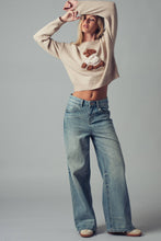 Load image into Gallery viewer, Nattie Puppy Applique Knit Sweater