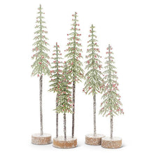 Load image into Gallery viewer, Md Tall Snowy Tree-12"H