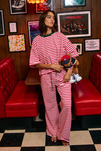 Load image into Gallery viewer, IP60012 Wide Leg Striped Lounge Pants