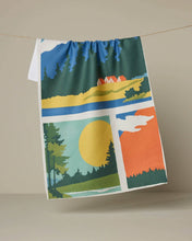Load image into Gallery viewer, Happy Hiking Tea Towel