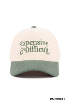 Load image into Gallery viewer, Expensive And Difficult Two-tone Corduroy Cap