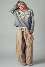 Load image into Gallery viewer, Maeve Floral Knit Sweater