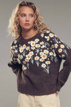 Load image into Gallery viewer, Maeve Floral Knit Sweater