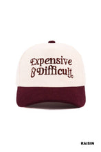 Load image into Gallery viewer, Expensive And Difficult Two-tone Corduroy Cap