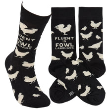 Load image into Gallery viewer, Fluent In Fowl Language Socks