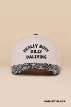 Load image into Gallery viewer, Really Busy Dilly Dallying Two Tone Snapback Hat