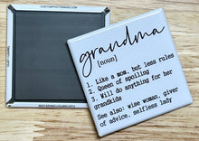 Load image into Gallery viewer, Definition Of a Grandma Keepsake Magnet - Simply Susan’s