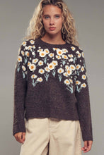 Load image into Gallery viewer, Maeve Floral Knit Sweater