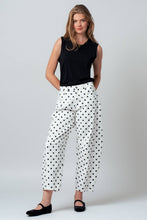 Load image into Gallery viewer, Sloan Polka Dot Print Cotton Barrel Leg Jeans - Simply Susan’s