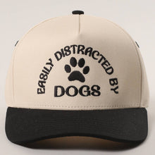 Load image into Gallery viewer, EASILY DISTRACTED BY DOGS Embroidered Trucker Hat