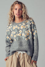 Load image into Gallery viewer, Maeve Floral Knit Sweater