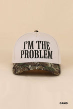 Load image into Gallery viewer, I'm The Problem Two Tone Snapback Hat