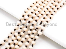 Load image into Gallery viewer, 60" Long Hand Knotted Beige Color Crystal Necklace - Simply Susan’s