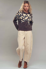 Load image into Gallery viewer, Maeve Floral Knit Sweater