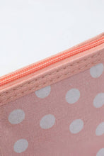 Load image into Gallery viewer, Polka Dot Cosmetic Clutch