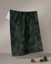 Load image into Gallery viewer, Evergreen Pine Tea Towel
