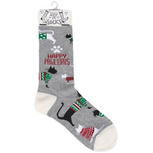 Load image into Gallery viewer, Pawlidays Cat Socks - Simply Susan’s