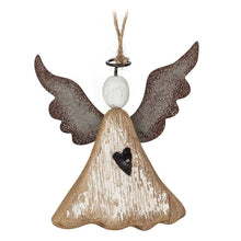 Load image into Gallery viewer, Rustic Angel Ornament-2 Assorted 5"H