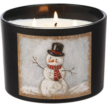 Load image into Gallery viewer, Snowman Candle