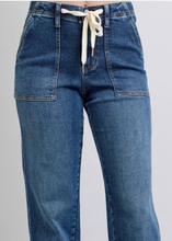 Load image into Gallery viewer, Judy Blue HW Drawstring Wide