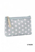 Load image into Gallery viewer, Polka Dot Cosmetic Clutch