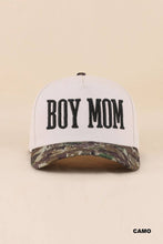 Load image into Gallery viewer, Boy Mom Two Tone Snapback Hat