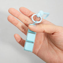Load image into Gallery viewer, Light Up LED Stress Relief Cube Keyboard Bag Charm