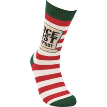 Load image into Gallery viewer, Nice List Dropout Socks