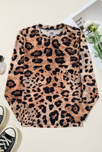 Load image into Gallery viewer, Zoey Leopard Mesh Long Sleeve Top