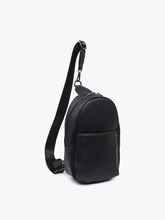 Load image into Gallery viewer, Pamela Sling Bag w/ Dbl Zip & Removable Strap