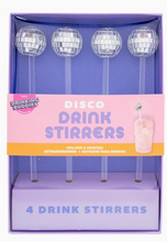 Load image into Gallery viewer, Disco Drink Stirrers-4 Pack - Simply Susan’s
