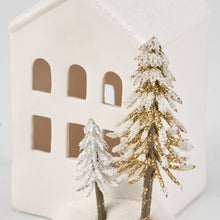 Load image into Gallery viewer, Lighted Winter House Figurine